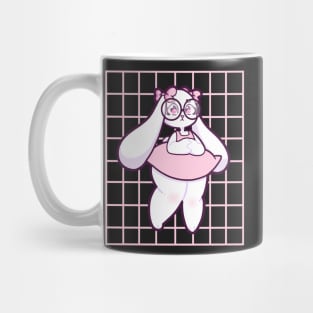 Checkered Bunny Girl Mug